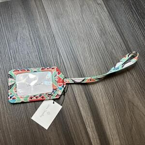 Vera Bradley Go Fish Iconic Luggage Tag New w/ tags Coated